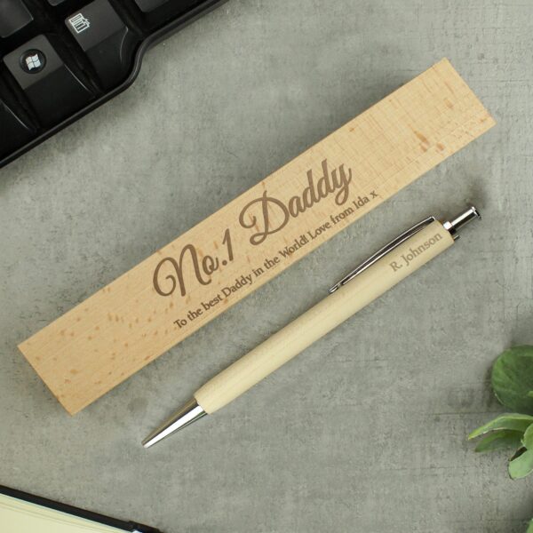 Personalised Any Message Wooden Pen Box Set 13 P0111B25