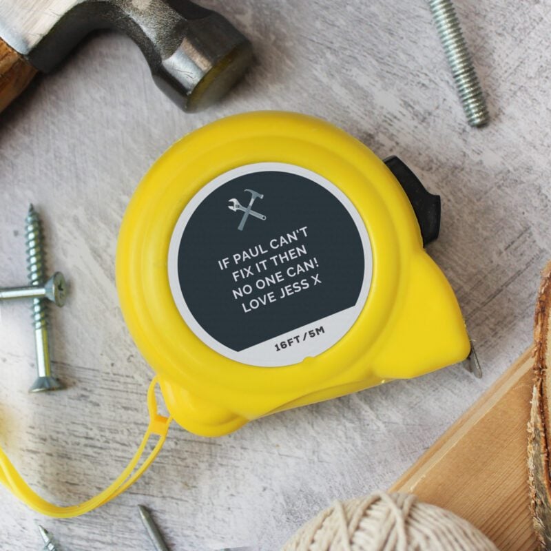 Personalised Tools Tape Measure 12 P073203
