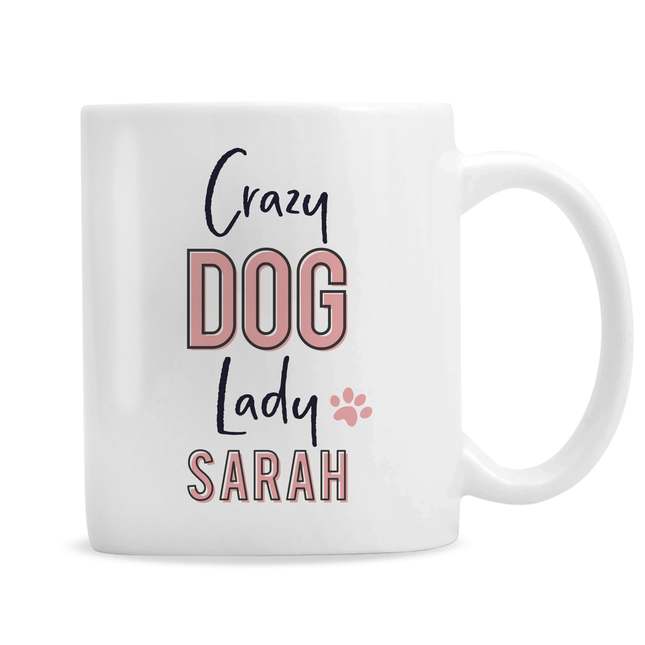 Personalised Crazy Dog Lady Mug 5 Personalised Crazy Dog Lady Mug