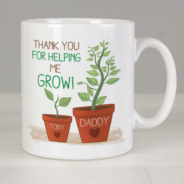 Personalised Helping Me Grow Mug 34 Personalised Helping Me Grow Mug