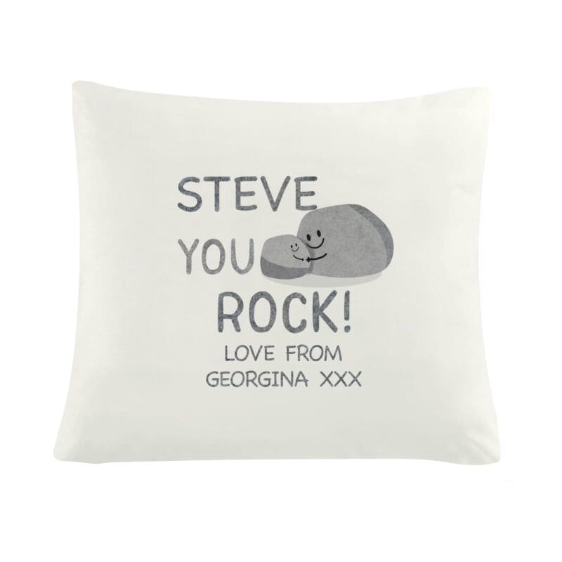 Personalised You Rock Cushion