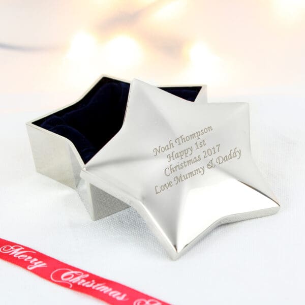 Personalised Star Trinket Box - ForYou.ie