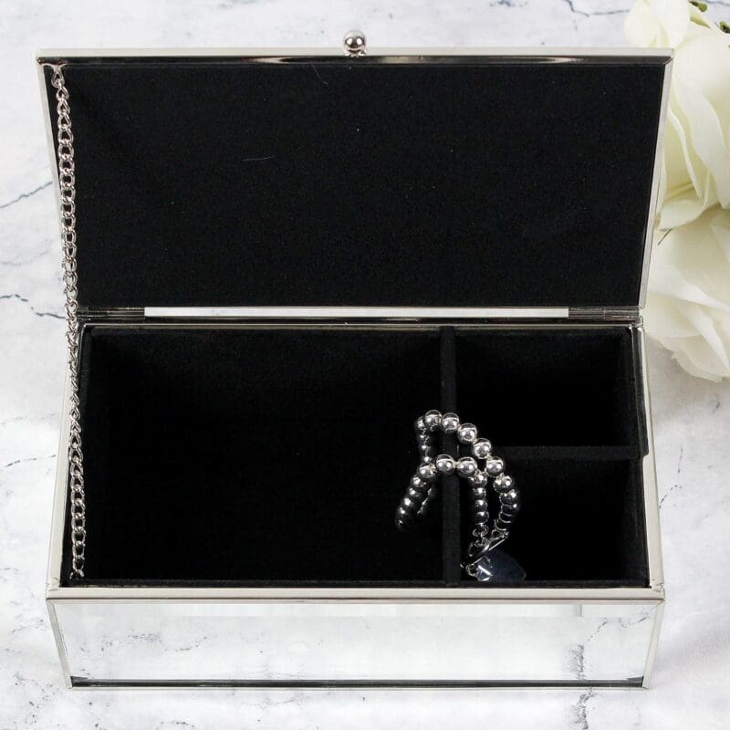 Personalised Classic Mirrored Jewellery Box