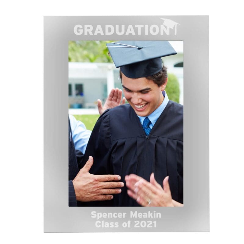 Personalised Graduation 5x7 Silver Photo Frame