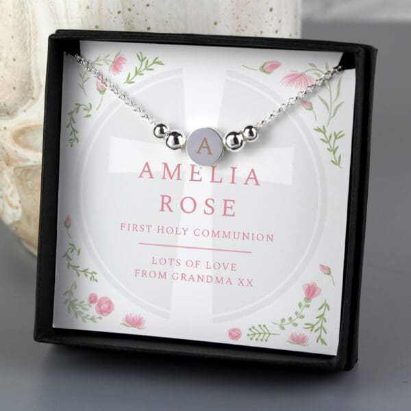 Personalised Religious Bracelet & Box 11 Personalised Religious Bracelet & Box