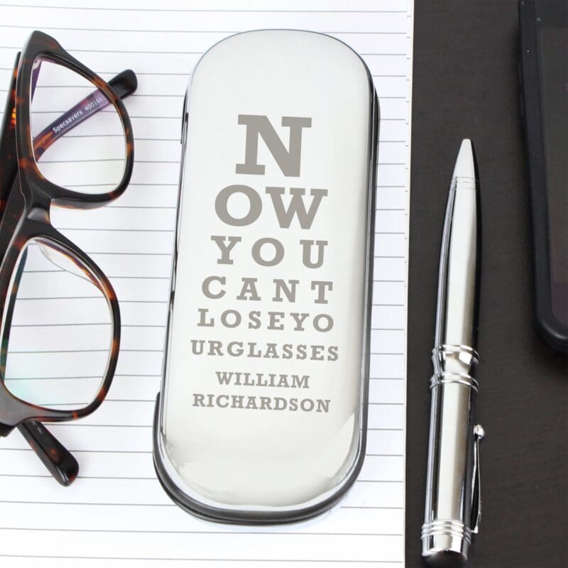 Personalised Eye Exam Glasses Case