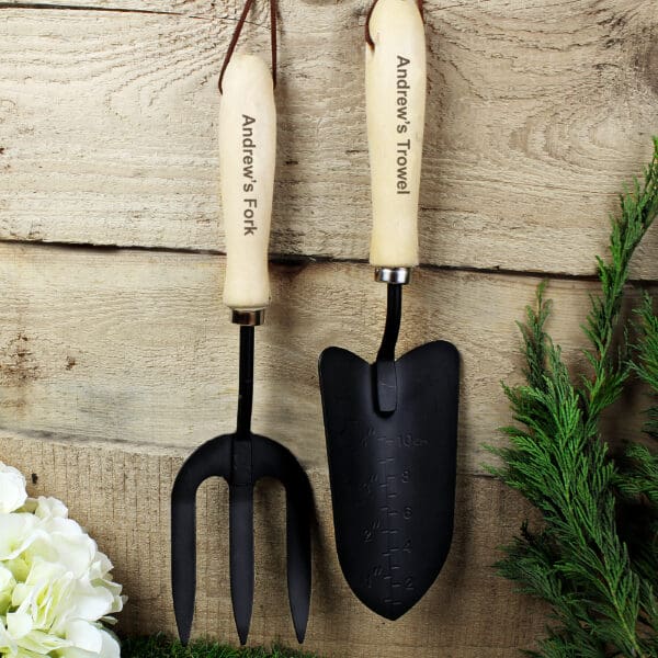 Personalised Fork & Trowel Set 2 Personalised Fork & Trowel Set