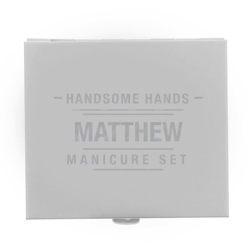 Personalised Handsome Hands Manicure Set