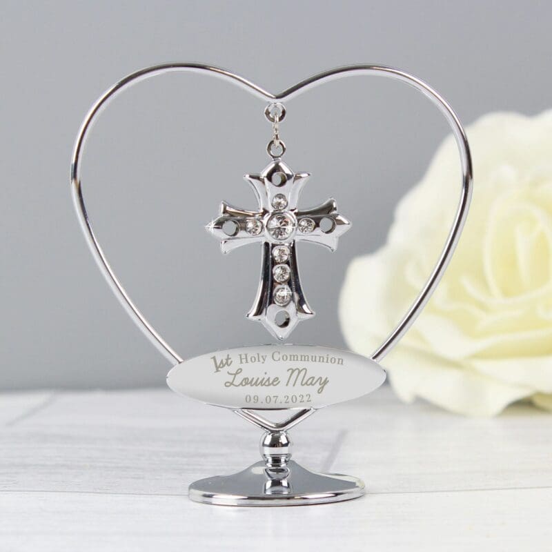 Personalised 1st Holy Communion Crystocraft Cross