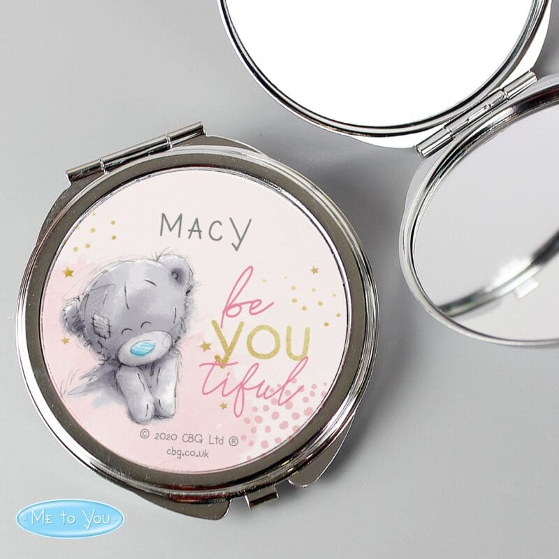 Personalised Me To You Be-You-Tiful Compact Mirror