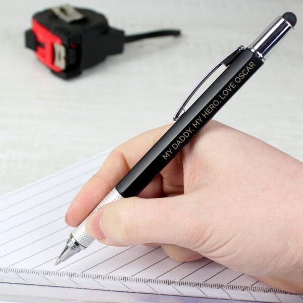 Personalised Free Text Multi Tool Pen 16 Personalised Free Text Multi Tool Pen
