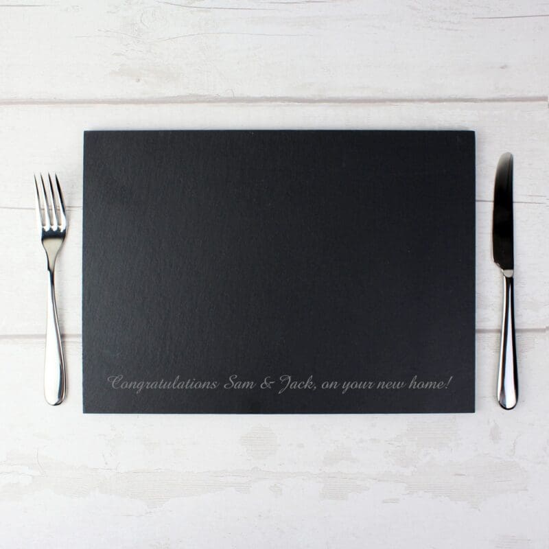 Personalised Engraved Slate Placemat