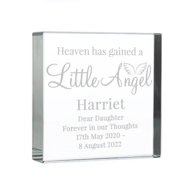 Personalised Little Angel Crystal Token