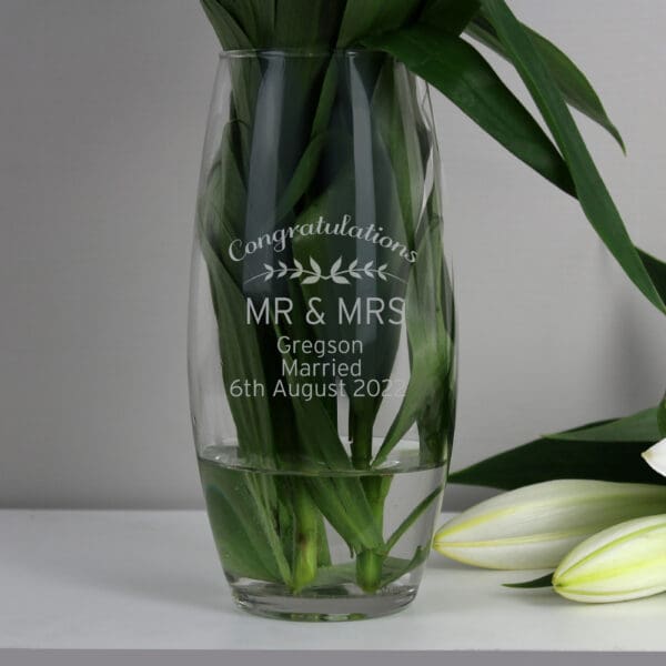 Personalised Classic Bullet Vase 29 Personalised Classic Bullet Vase