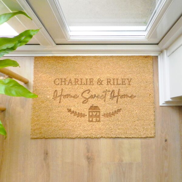 Personalised Home Sweet Home Rectangle Indoor Doormat 7 Personalised Home Sweet Home Rectangle Indoor Doormat