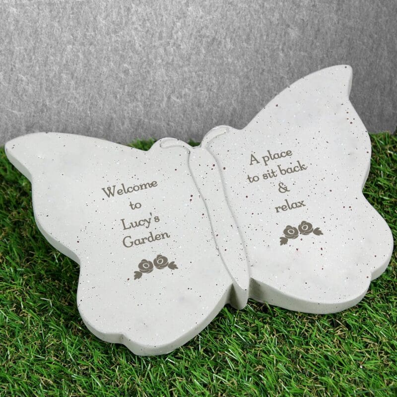 Personalised Floral Butterfly Ornament