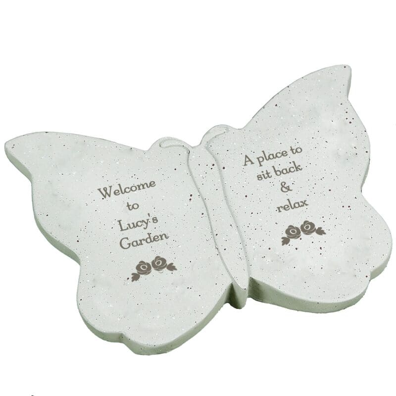 Personalised Floral Butterfly Ornament