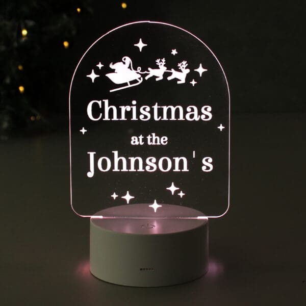 Personalised Free Text Christmas LED Light 15 Personalised Free Text Christmas LED Light