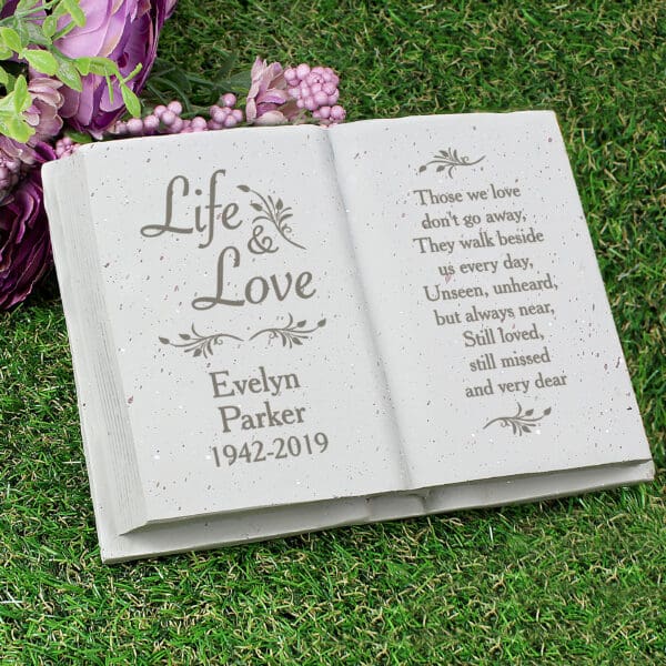 Personalised Life & Love Memorial Book 29 Personalised Life & Love Memorial Book