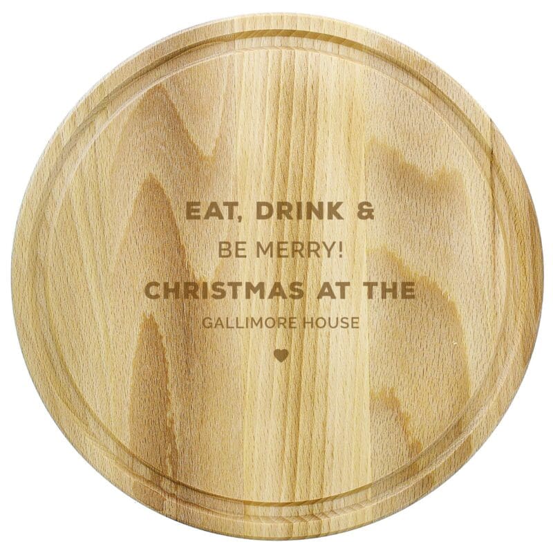 Personalised Round Chopping Board