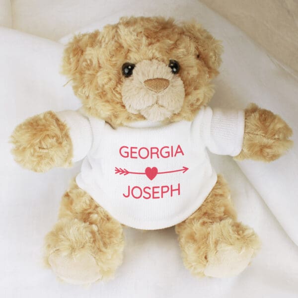 Personalised Cupids Love Heart Teddy Bear 33 Personalised Cupids Love Heart Teddy Bear