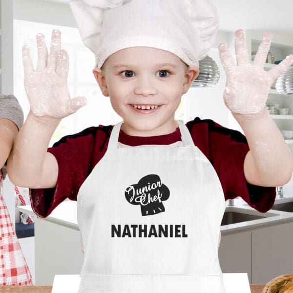 Personalised Junior Chef Childrens Apron