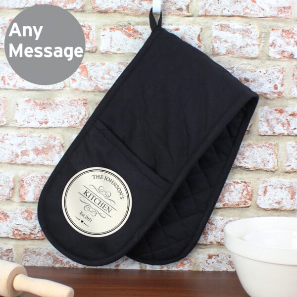 Personalised Decorative Oven Gloves