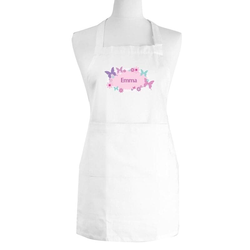 Personalised Butterfly Childrens Apron