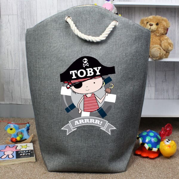 Personalised Pirate Storage Bag
