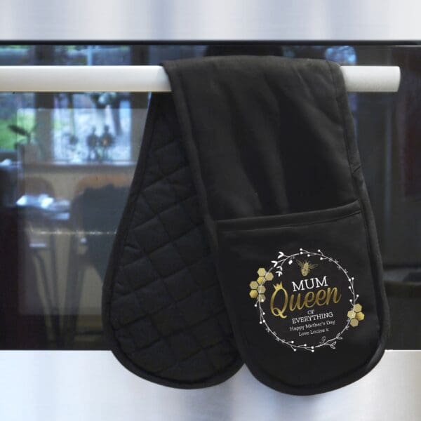 Personalised Queen Bee Oven Gloves