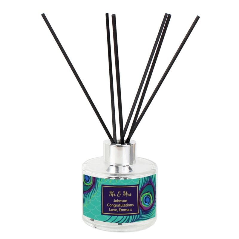 Personalised Peacock Reed Diffuser