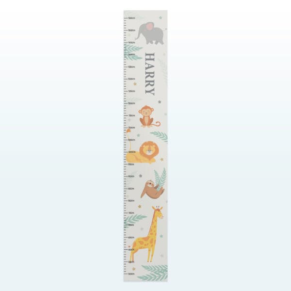 Personalised Animal Height Chart