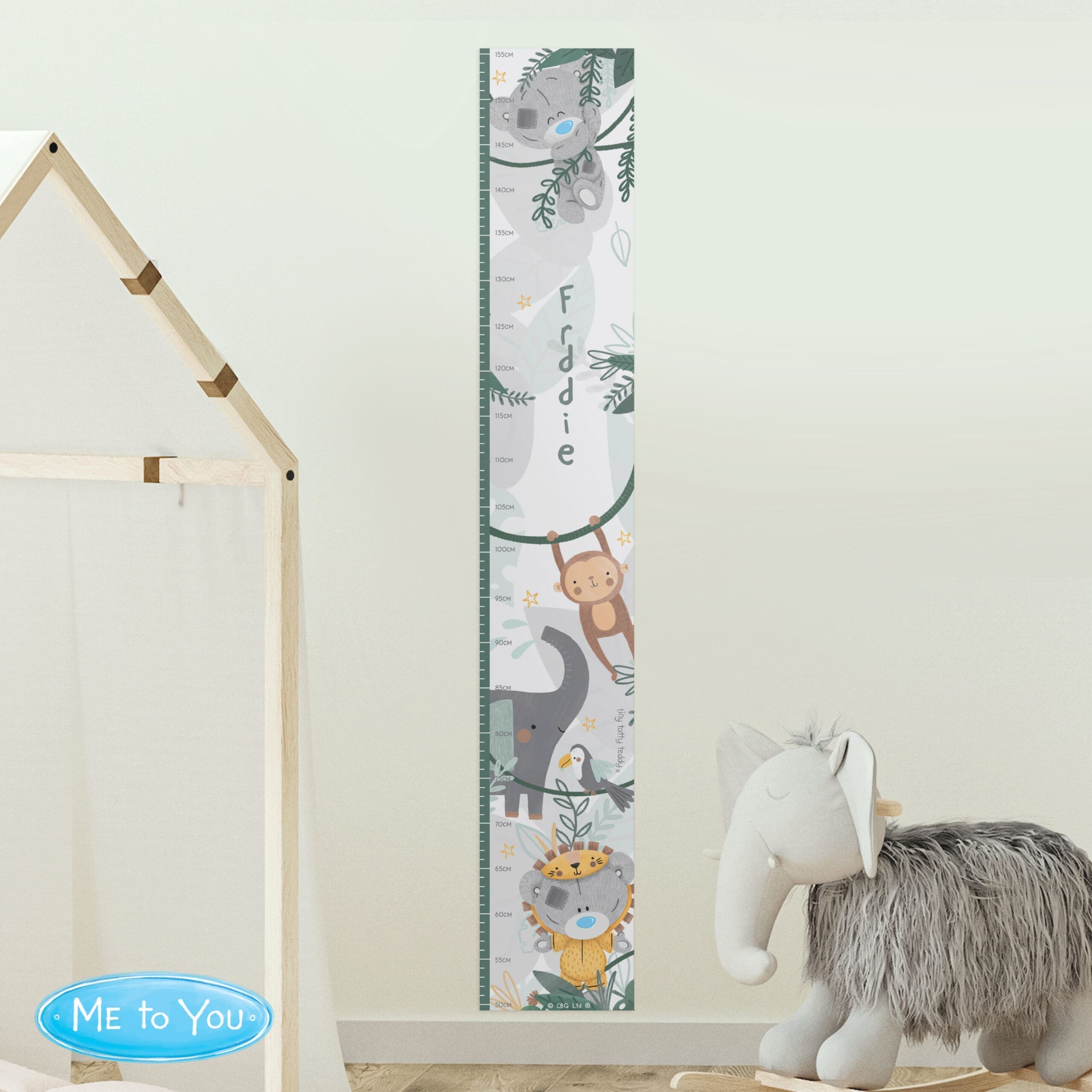 Personalised Tiny Tatty Teddy Wild One Height Chart 6 Personalised Tiny Tatty Teddy Wild One Height Chart