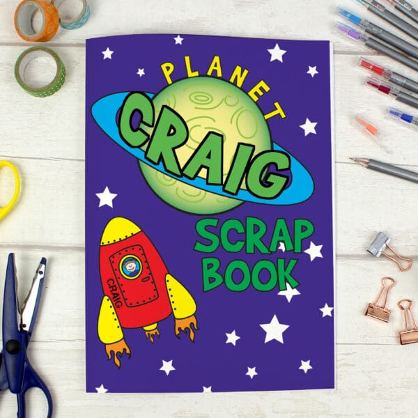 Personalised Space - A4 Scrapbook