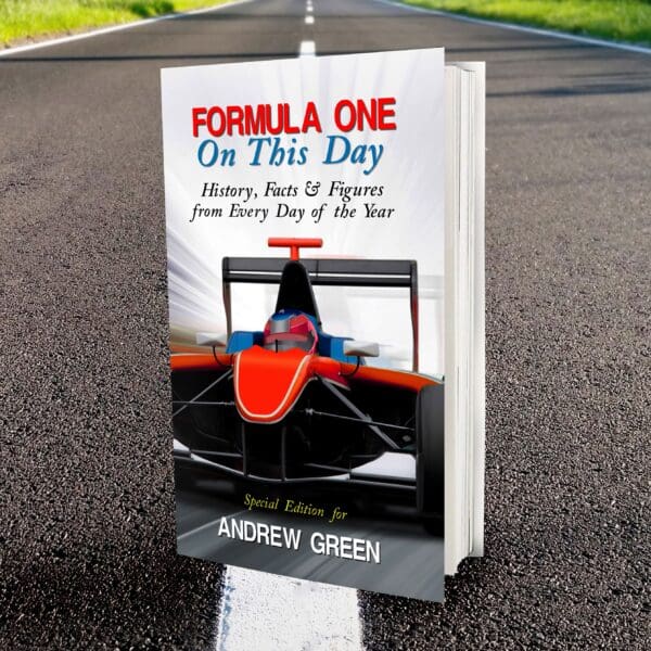 Personalised Formula 1 On This Day Book 15 Personalised Formula 1 On This Day Book
