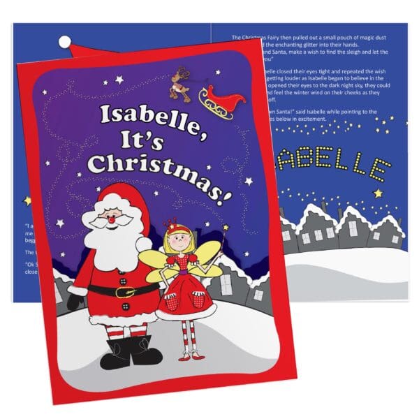 Personalised 'It's Christmas' Fairy Story Book