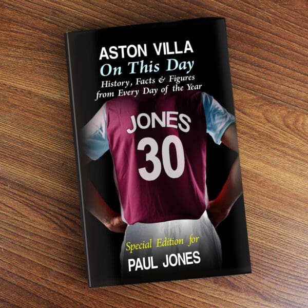 Personalised Aston Villa on this Day Book