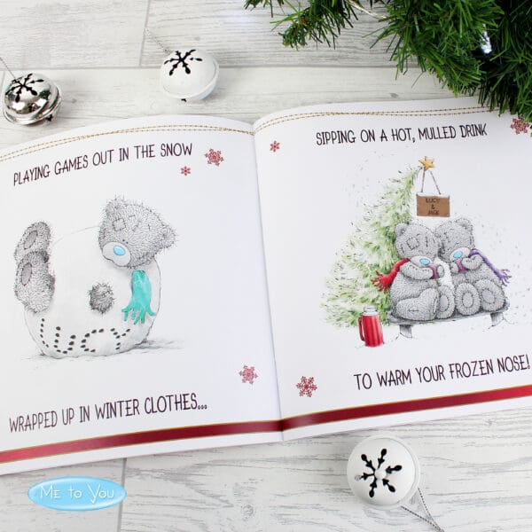 Personalised Me to You The One I Love at Christmas Poem Book