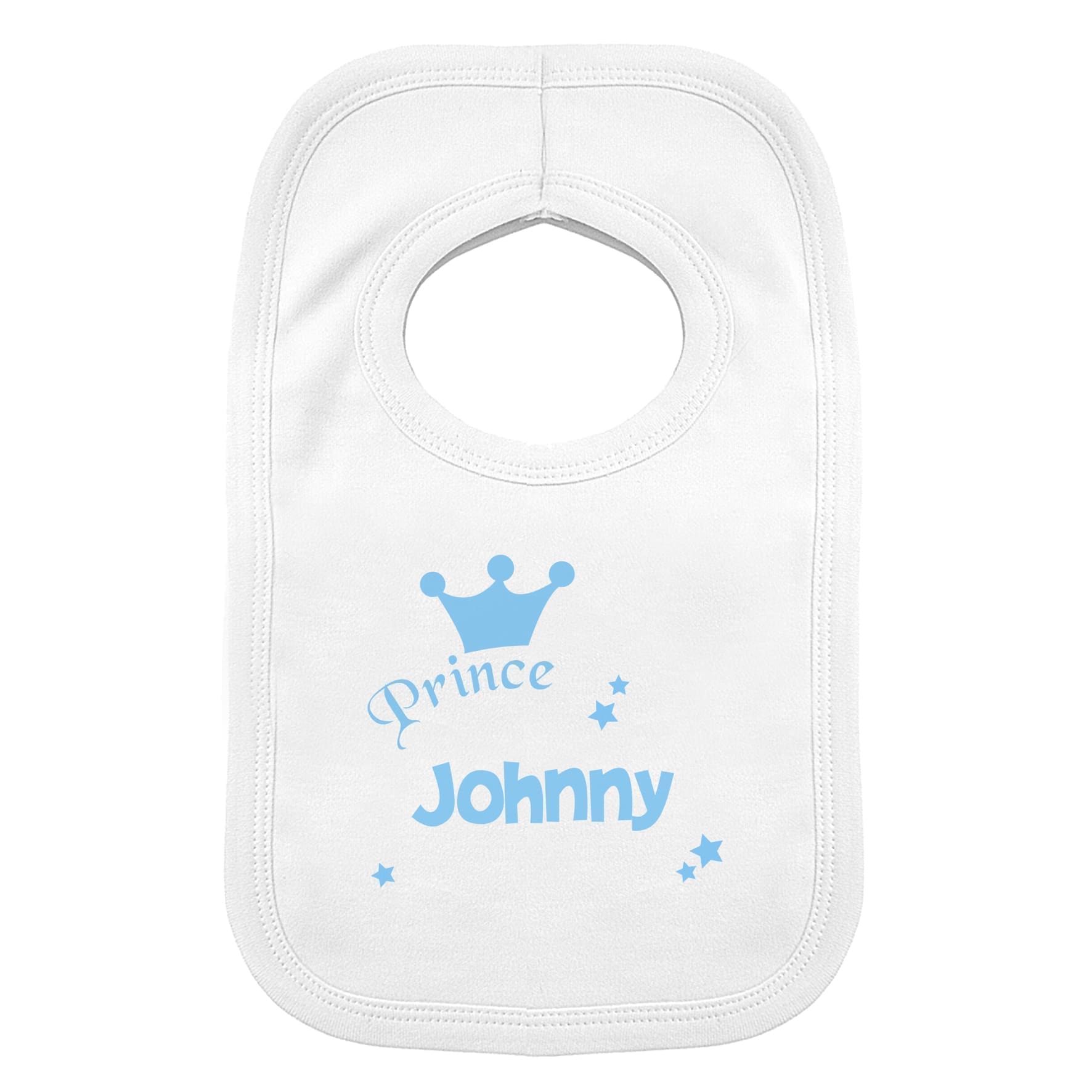 Personalised Prince Bib 2 Personalised Prince Bib
