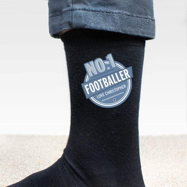 Personalised No.1 Mens Socks