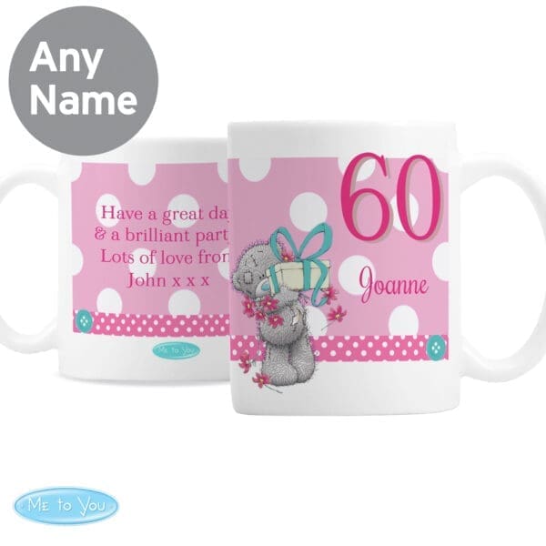 Personalised Me To You Birthday Big Age Female Mug