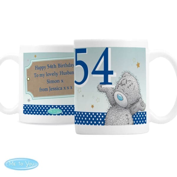 Personalised Me To You Birthday Big Age Male Mug