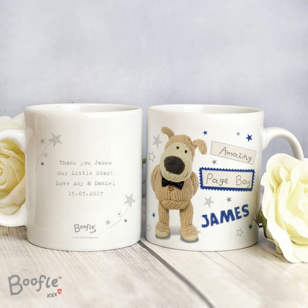 Personalised Boofle Male Wedding Mug