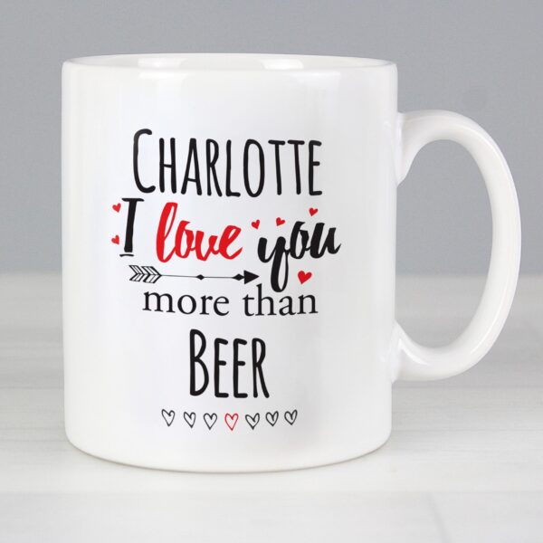 Personalised I Love You More Than... Mug 12 Personalised I Love You More Than... Mug