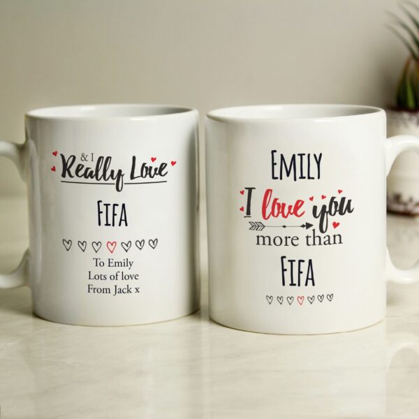 Personalised I Love You More Than... Mug
