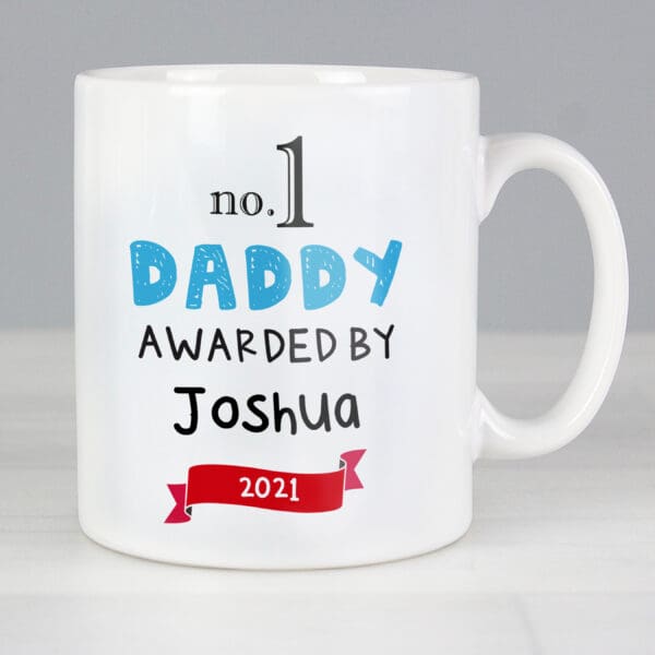 Personalised no.1 Awarded By Mug