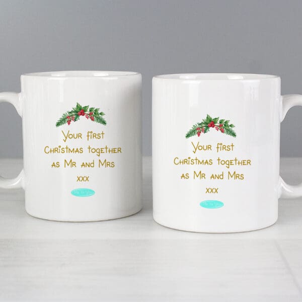 Personalised Me to You Christmas Couple's Mug Set