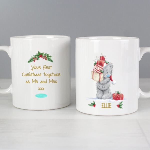 Personalised Me to You Christmas Couple's Mug Set