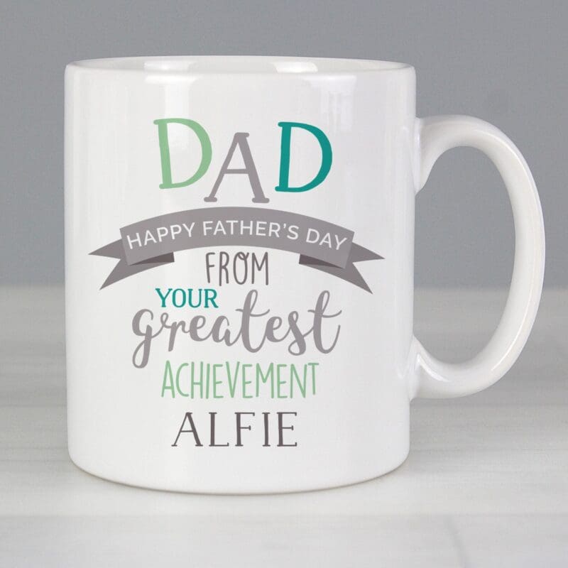 Personalised 'Dad's Greatest Achievement' Mug