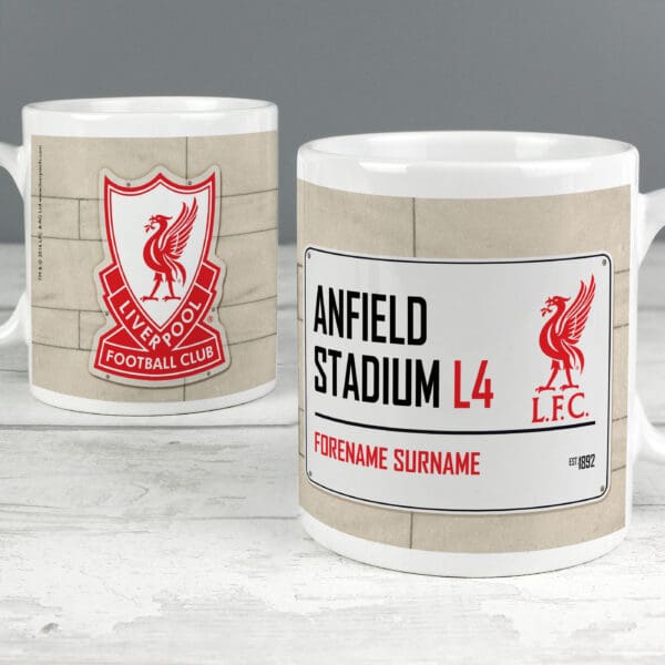 Liverpool FC Street Sign Mug